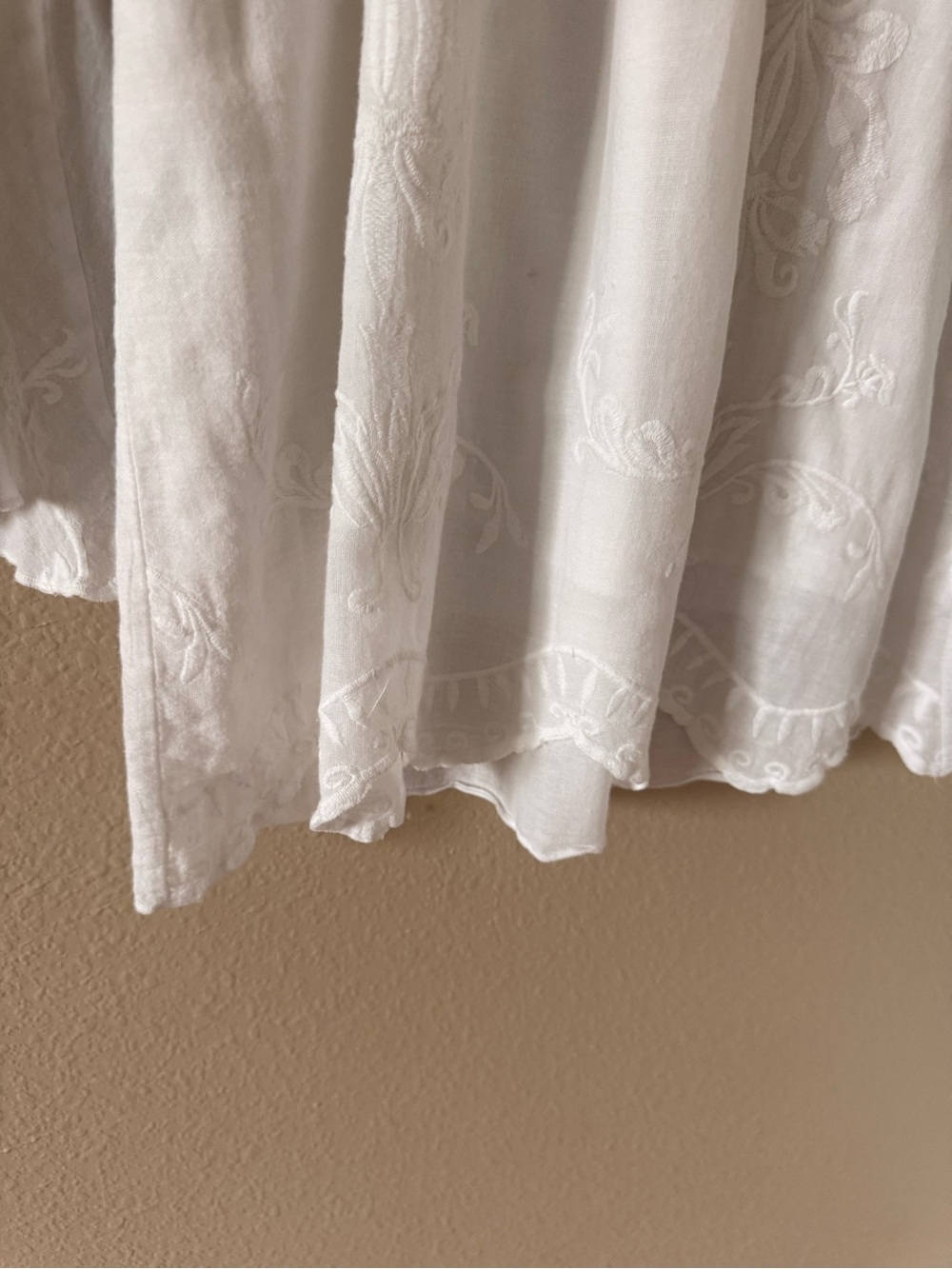 krazy kat White Embroidered Peasant Tunic Top - Picture 5 of 9